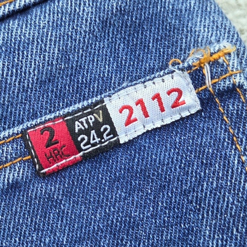 Walls FR Denim Carpenter Shorts Men 36 Flame Resistant Utility "CUSTOM" Cut Offs - Picture 10 of 13